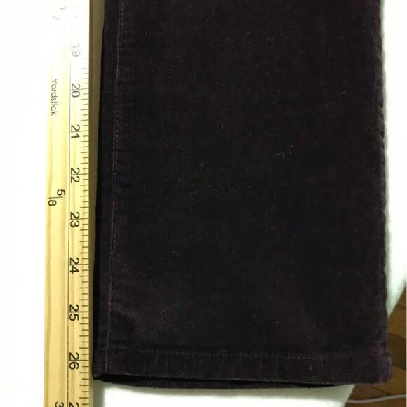 J Jill womens 8P fine wale plum purple corduroys pants stretchy casual - Picture 7 of 9